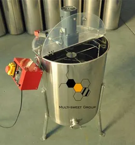 Motor eléctrico de centrifugado de miel, extractor de miel de 4 marcos, precio