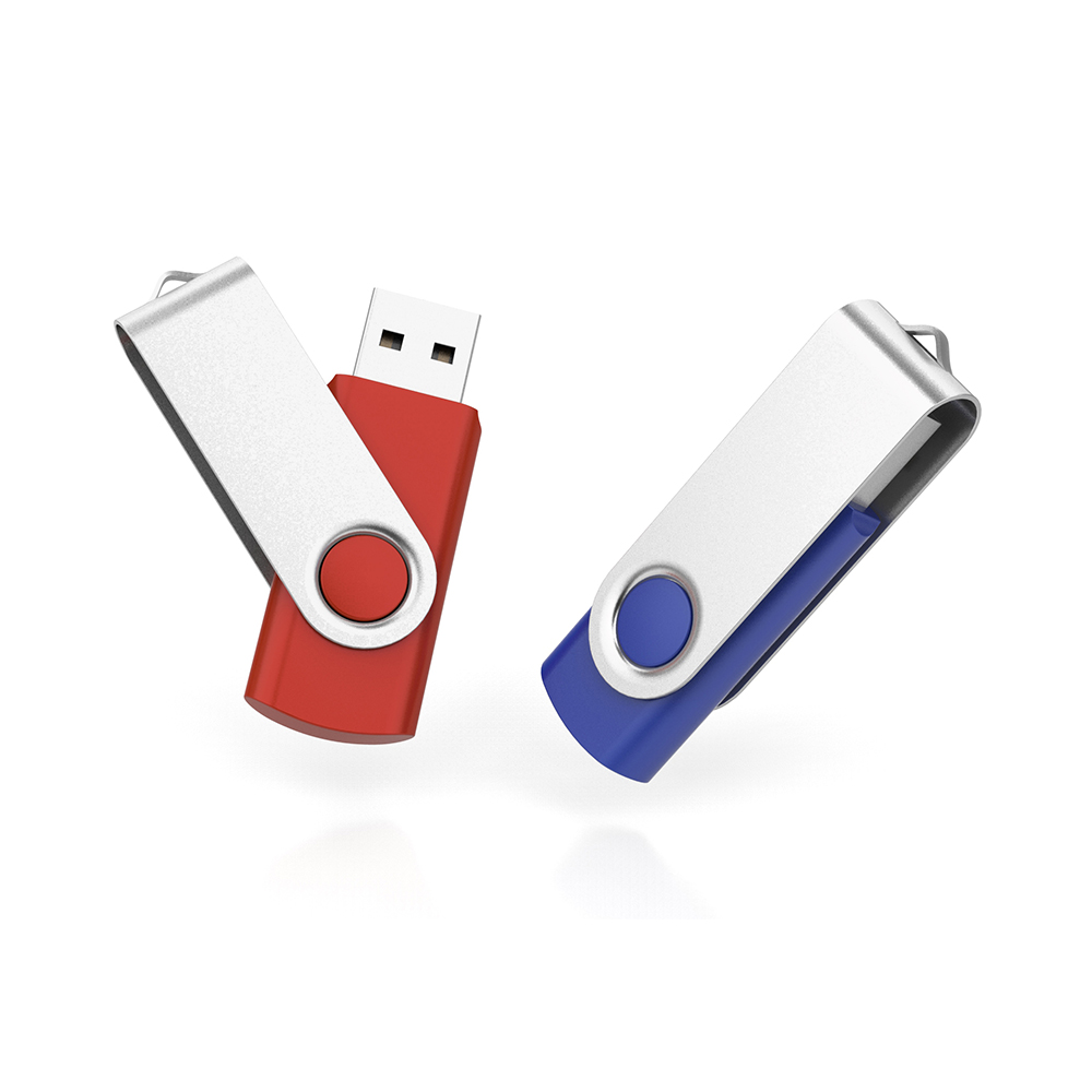 Лидер продаж, поворотный металлический USB-накопитель с логотипом на заказ, 8 Гб