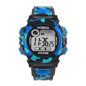 <span class=keywords><strong>Reloj</strong></span> Deportivo Electrónico Multifunción de Camuflaje <span class=keywords><strong>HONHX</strong></span> para Niños y Niñas - Product Image 1