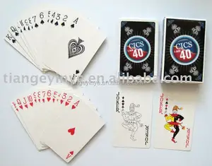 Coringa de papel cartas de jogo