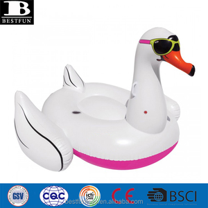 Cigno Gonfiabile Gigante Personalizzato K80 per Piscina, Materassino Galleggiante in Vinile Resistente per Adulti - Product Image 3