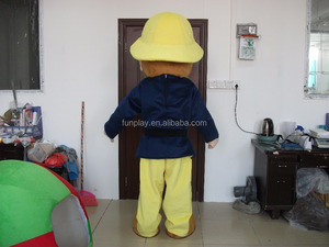 HI chất lượng cao CE/ASTM linh vật lính cứu hỏa sam costume đối với người lớn đảng - Product Image 4