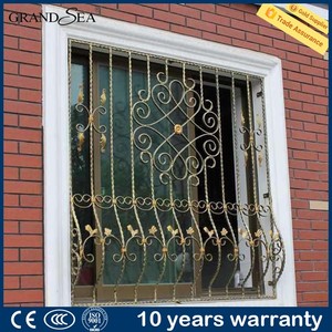 Diseño de parrilla de protección de <span class=keywords><strong>ventana</strong></span> antirrobo de bajo <span class=keywords><strong>precio</strong></span> para aluminio - Product Image 5