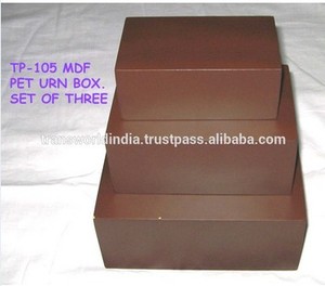 Vente en gros de petites urnes en bois pour animaux de compagnie Urnes de crémation à graver pour chat et chien avec cadre photo - Product Image 5