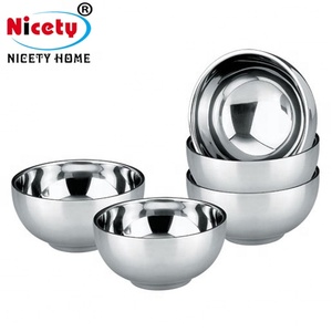 NICETY stainless steel soup bowl mirror polished bowl /cheap stainless steel bowl