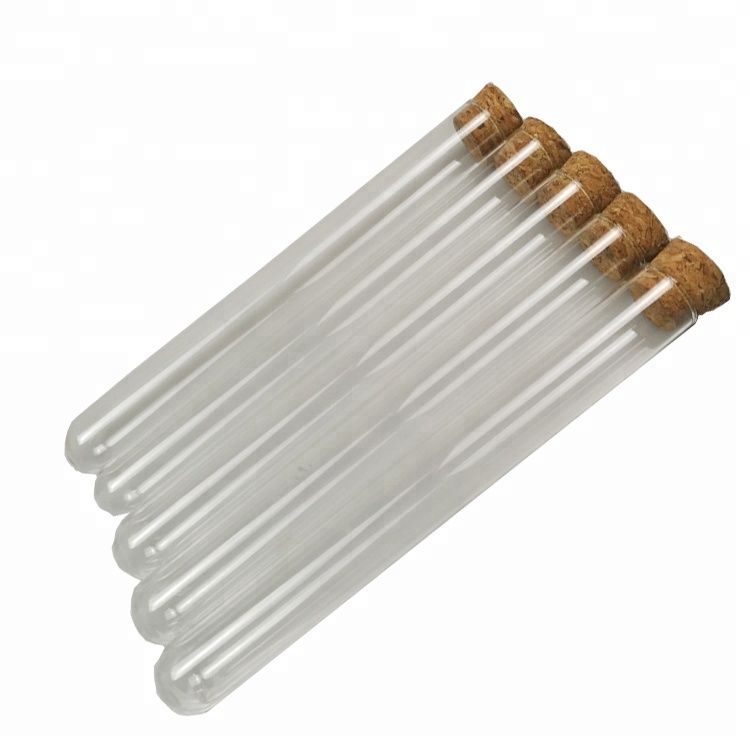 20x200 мм тестовая трубка из боросиликатного стекла с пробкой