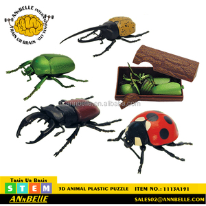3D 퍼즐 딱정벌레 블록 캡슐 곤충 장난감 깜짝 장난감 - Product Image 5
