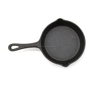 Long manche en <span class=keywords><strong>fonte</strong></span> oeuf <span class=keywords><strong>cocotte</strong></span> / <span class=keywords><strong>mini</strong></span> - poêle à frire - Product Image 3