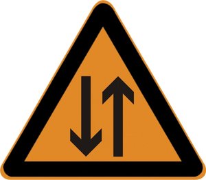 العرف تصميم بولي كلوريد الفينيل/PE/PP البلاستيك شارة مرور عاكس السلامة تحذير علامة متنها - Product Image 3