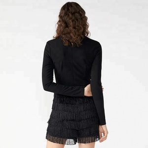 Mujeres de moda de Primavera de la <span class=keywords><strong>ropa</strong></span> de los diseños de moda Sexy escote manga larga vestidos <span class=keywords><strong>Online</strong></span> - Product Image 5