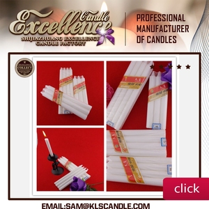 White bougie prier / bougie en chine - Product Image 3