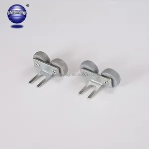 Rodillos de aluminio para puertas y ventanas, rodillos de marco, ruedas para puertas correderas de armario, rodillos de rodamiento de bolas