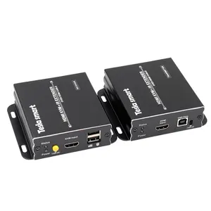 KVM Over K @ 30Hz שליטת IR HDMI כבל סיב אופטי hdmi extender סיבים