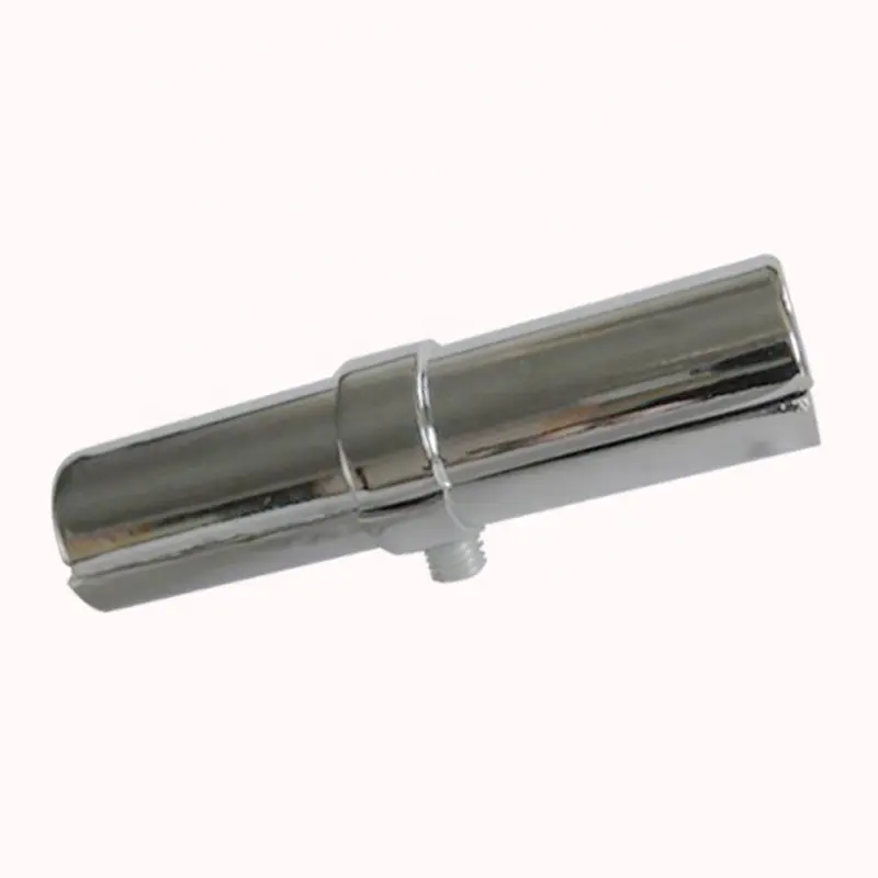 wholesale chrome Metal chrome 25mm round pipe connector