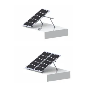 Sắt Năng Lượng Mặt Trời Hệ Thống Pv Panel Năng Lượng Mặt Trời Gắn Bracket Nhôm Hoặc Carbon Năng Lượng Mặt Trời Kệ Nhà Sản Xuất Mở Lĩnh Vực 20-60degree