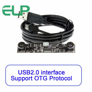 <span class=keywords><strong>Caméra</strong></span> <span class=keywords><strong>USB</strong></span> stéréo 3D ELP <span class=keywords><strong>HD</strong></span> couleur UVC CMOS OV9712 à double objectif pour <span class=keywords><strong>caméra</strong></span> VR 3D, imprimante 3D - Product Image 2