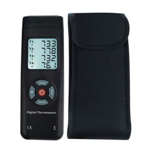 Nhiệt Kế Cặp Nhiệt Điện Kỹ Thuật Số Loại K Với Công Cụ Nhiệt Độ Đầu Dò Kim Loại & Hạt Kim Loại 4 Kênh K Có Đèn Nền - Product Image 6