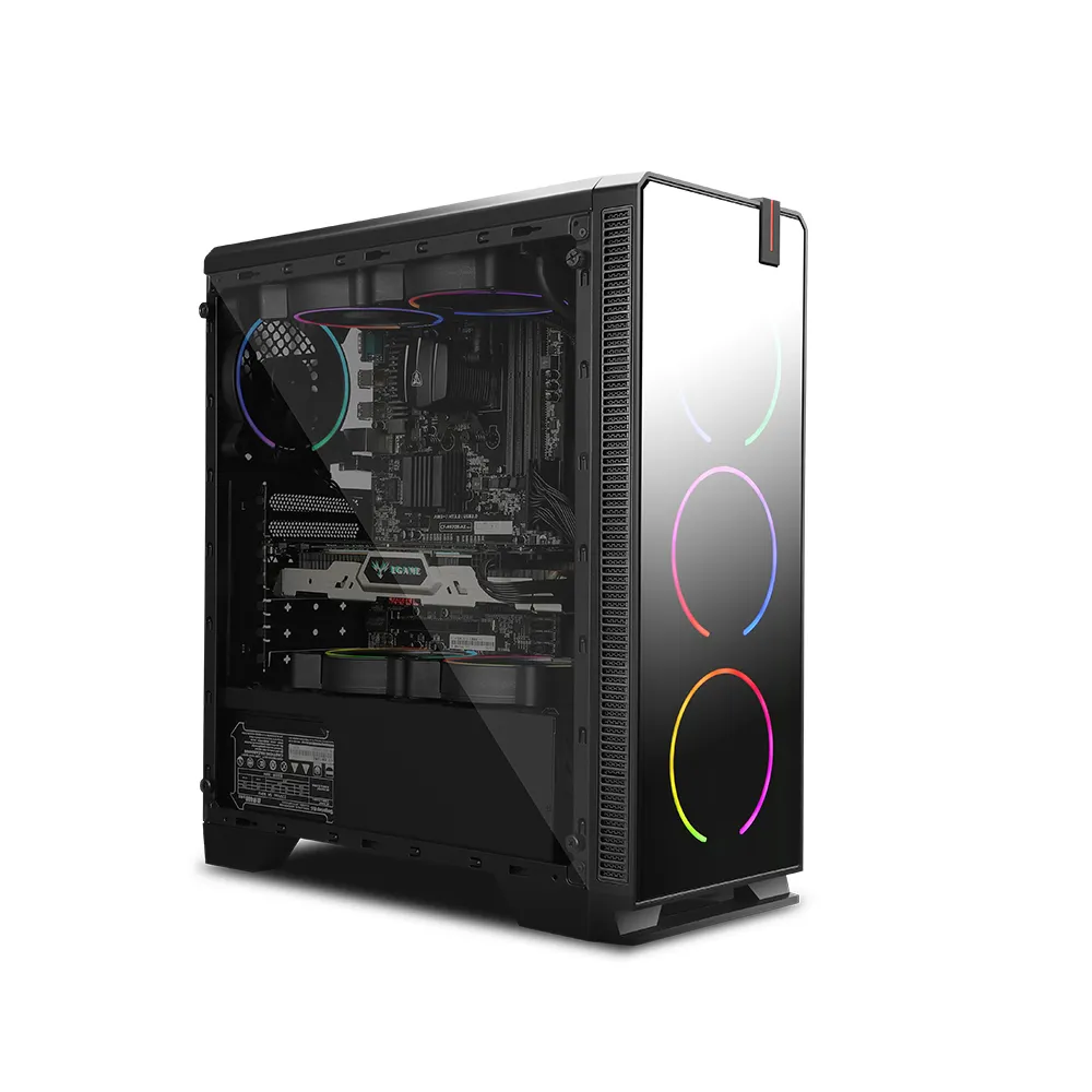 2021 di Vendita caldo Case Del Computer OEM A Buon Mercato ATX PC Caso del Gioco