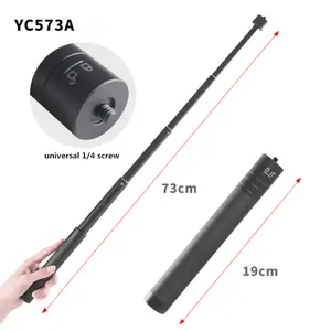 Groothandel Fabriek Uitschuifbare Aluminium Compact Handheld Monopod Mini Selfie Stok Of Digitale Camera Telescopische Pole Remote