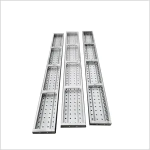 TSX Merek Perancah Galvanis PERFORATED Steel Plank Metal Deck