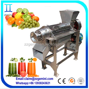 Yüksek kapasiteli ticari alıç Berry sıkacağı/spiral meyve suyu ekstraktör makinesi - Product Image 6
