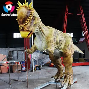 游乐园逼真的音响系统animatronic pachycephosaurus恐龙出售
