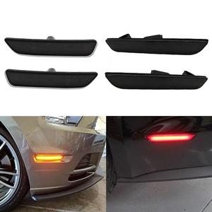 Kit de feux latéraux LED pour Ford Mustang, 2010 2011 2012 2013, 2014, 1 pièce, éclairage <span class=keywords><strong>rouge</strong></span>, ambre SMD, et arrière, - Product Image 2