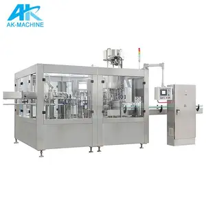 Bottle Filling Machinery Production Line For Glass Bottle Beer Making And Packaging Machine On BCGF 12-12-4 Model