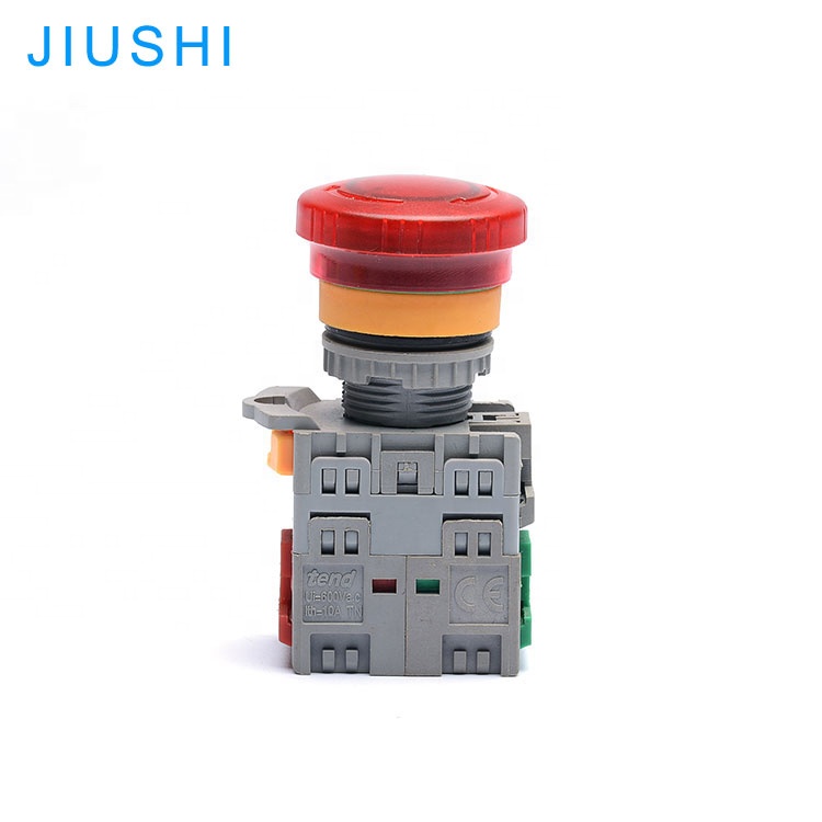 estop button illuminated twist release 22mm zb4