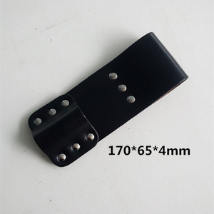 Porte-outils d'échafaudage en cuir de vachette pleine fleur pour clé d'échafaudage, niveaux à bulle, ruban à mesurer, porte-marteau - Product Image 5