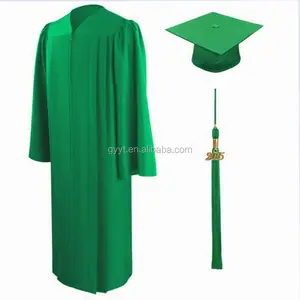 unisex graduation disposable cap and gown academic regalia school uniform