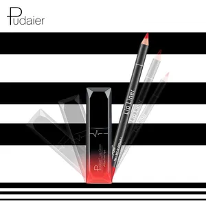Pudaier 12 colors lipstick matte liquid lipgloss lip pencil perfect combination