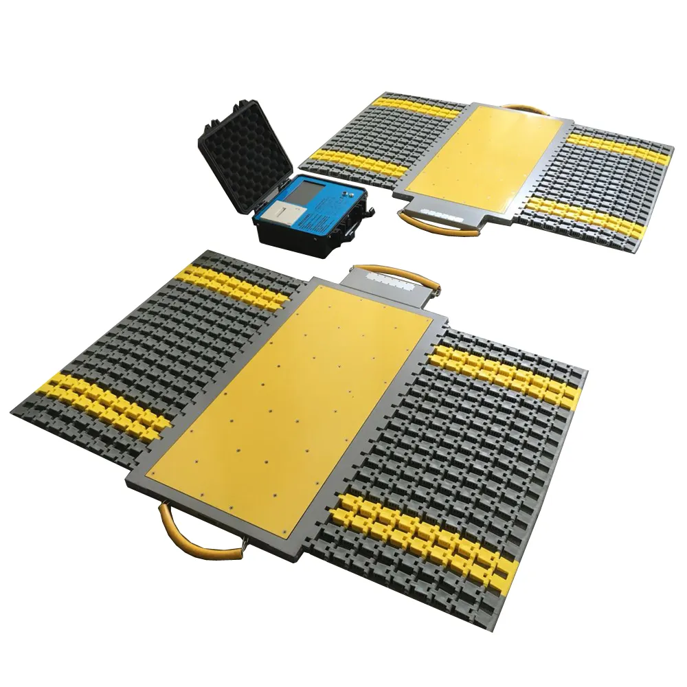10-80tonne portatile senza fili del camion assale bilancia digitale con Touch Screen Indicatore