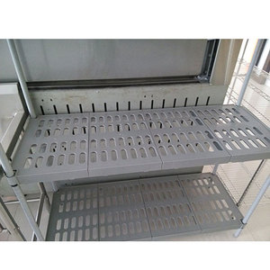 Chất lượng cao <span class=keywords><strong>Metro</strong></span> nhựa Kệ phù hợp mát phòng thép bài với Kệ nhựa và chiều cao điều chỉnh - Product Image 5