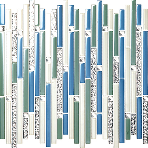 Chine blanc pas cher prix verre mosaïque salle de bains mur plancher - Product Image 6