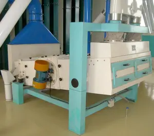 Wheat Paddy Maize Grain Cleaning Vibro Separator with Aspiration Channel