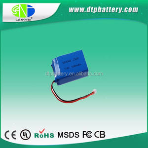 С CE, FCC, ROHS UN38.3 DTP503040 2S1P 500 мАч 7.4 В LIPO аккумулятор - Product Image 1