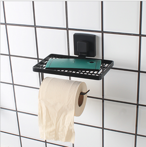 <span class=keywords><strong>Bagno</strong></span> di Aspirazione di Vuoto Tazza Tissue Holder Dispenser Igienici Phone Mensola del Tovagliolo di Carta Titolare - Product Image 2