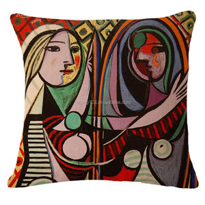 <span class=keywords><strong>Housse</strong></span> <span class=keywords><strong>de</strong></span> coussin en velours <span class=keywords><strong>de</strong></span> coton imprimé floral Boho 45cm tissé <span class=keywords><strong>housse</strong></span> <span class=keywords><strong>de</strong></span> coussin à glissière maison hôtel siège élégant cadeau imprimé lin jeter taie d'oreiller - Product Image 6