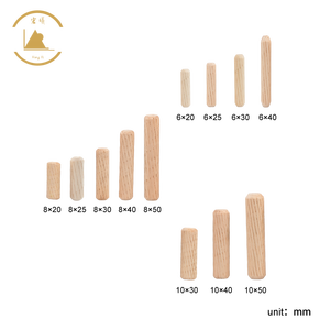 Factory Direct Sale Stock Eucalyptus Wooden Dowel Birch Wooden Dowel Pins Beech Wooden Dowel Pins
