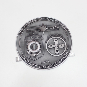 Alibaba china personalizado moneda antigua placa esmalte epoxi resina souvenir escultura 3D OEM medalla - Product Image 6