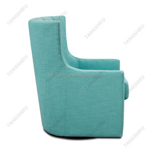 Tappezzeria in tessuto mobili cielo blu <span class=keywords><strong>schienale</strong></span> <span class=keywords><strong>alto</strong></span> mini divano letto singolo - Product Image 4