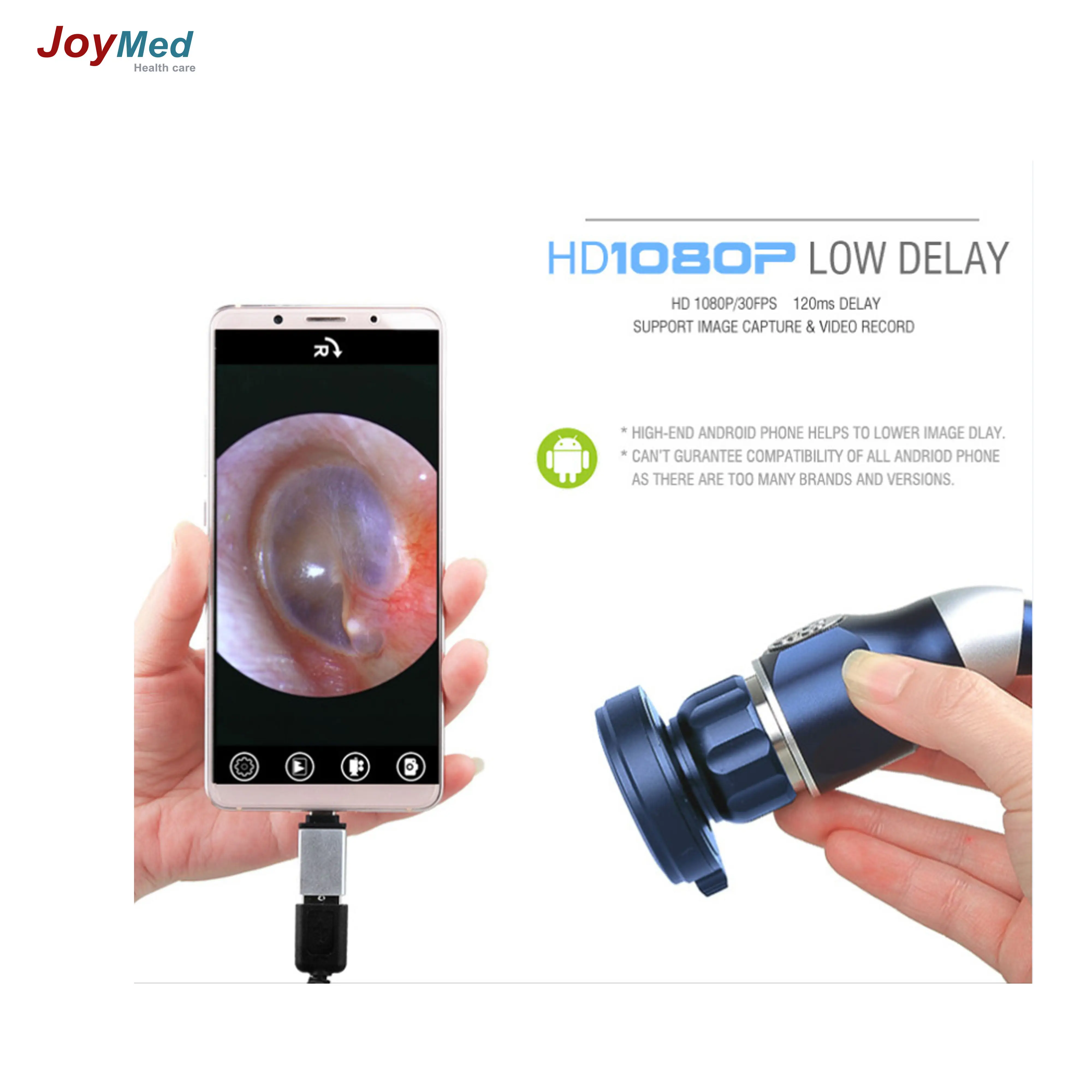 Mini portable medical Endoscope camera system with led endoscope light Source