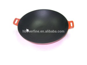 Chinois <span class=keywords><strong>grand</strong></span> <span class=keywords><strong>wok</strong></span> avec couvercle en aluminium - Product Image 2