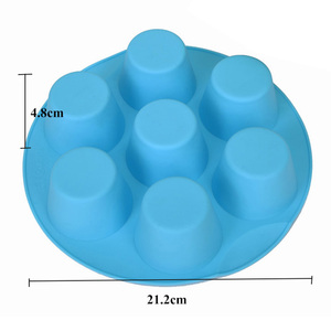 Molde de gel de sílice pop <span class=keywords><strong>para</strong></span> decoración del hogar, accesorios de cocina <span class=keywords><strong>para</strong></span> pastel, juguete seguro <span class=keywords><strong>para</strong></span> bebé, molde <span class=keywords><strong>para</strong></span> muffins, Pan y pasteles - Product Image 2
