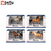 Figuras de Caballos en Miniatura de Plástico Sólido Realistas