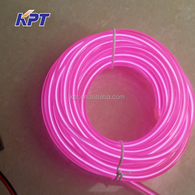 Суперъяркий светящийся кабель EL Wire, гибкий неоновый трос 1 мм, 2 мм, 3 мм, 4 мм, 5 мм