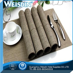 A prueba de agua de china al por mayor de la huella de verificación jaquard esteras/alfombrillas lugar - Product Image 2