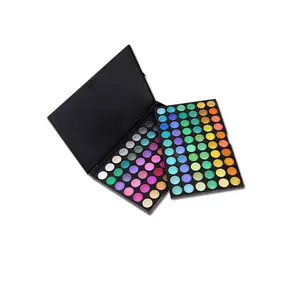 Grosir penjualan laris Eyeshadow Makeup profesional Multi Warna 120 palet Eyeshadow Label pribadi kustom