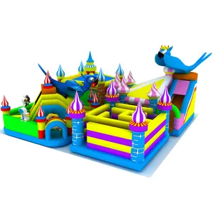 Phong Cách Mới Sử Dụng Thương Mại Inflatable Bird Bouncy Castle Với Slide Inflatable Jumping Bounce House Cho Thuê